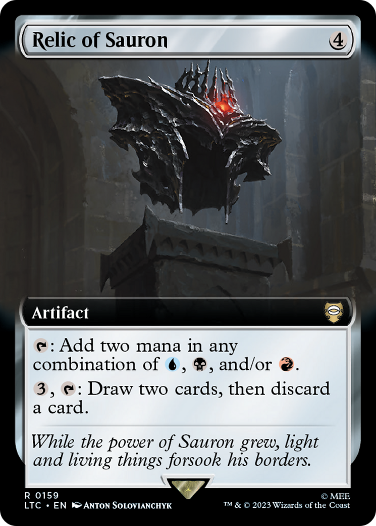 Relic of Sauron (Extended Art) (LTC-159)  - Tales of Middle-earth Commander: (Extended Art)