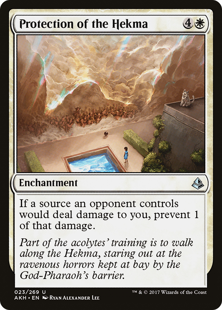 Protection of the Hekma (AKH-023)  Foil - Amonkhet
