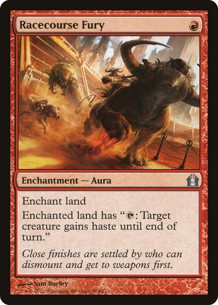 Racecourse Fury (RTR-104)  Foil - Return to Ravnica