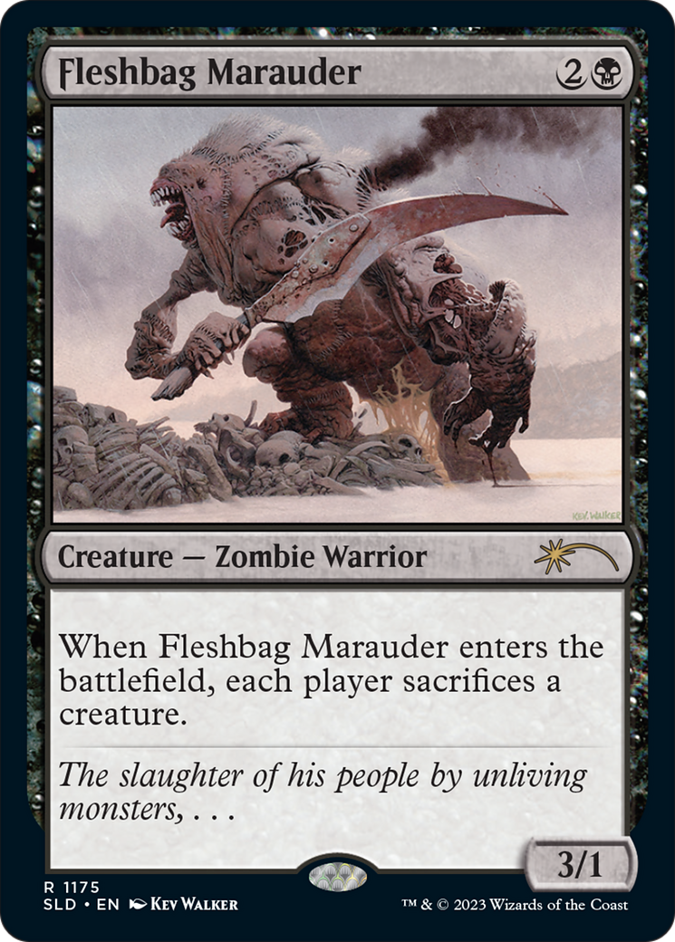 Fleshbag Marauder (SLD-1175)  Foil - Secret Lair Drop: (Full Art)