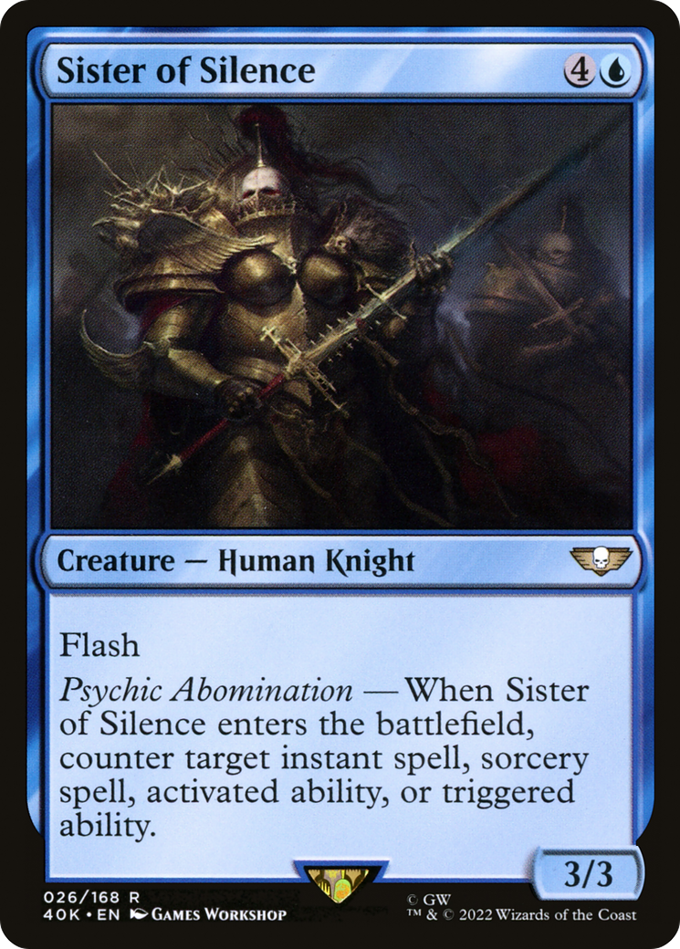 Sister of Silence (40K-026)  - Warhammer 40,000 Commander