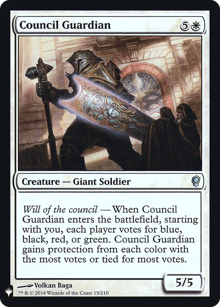 Council Guardian (LIST-CNS-15)  Foil - The List