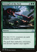 Strength of the Pack (RIX-145)  - Rivals of Ixalan