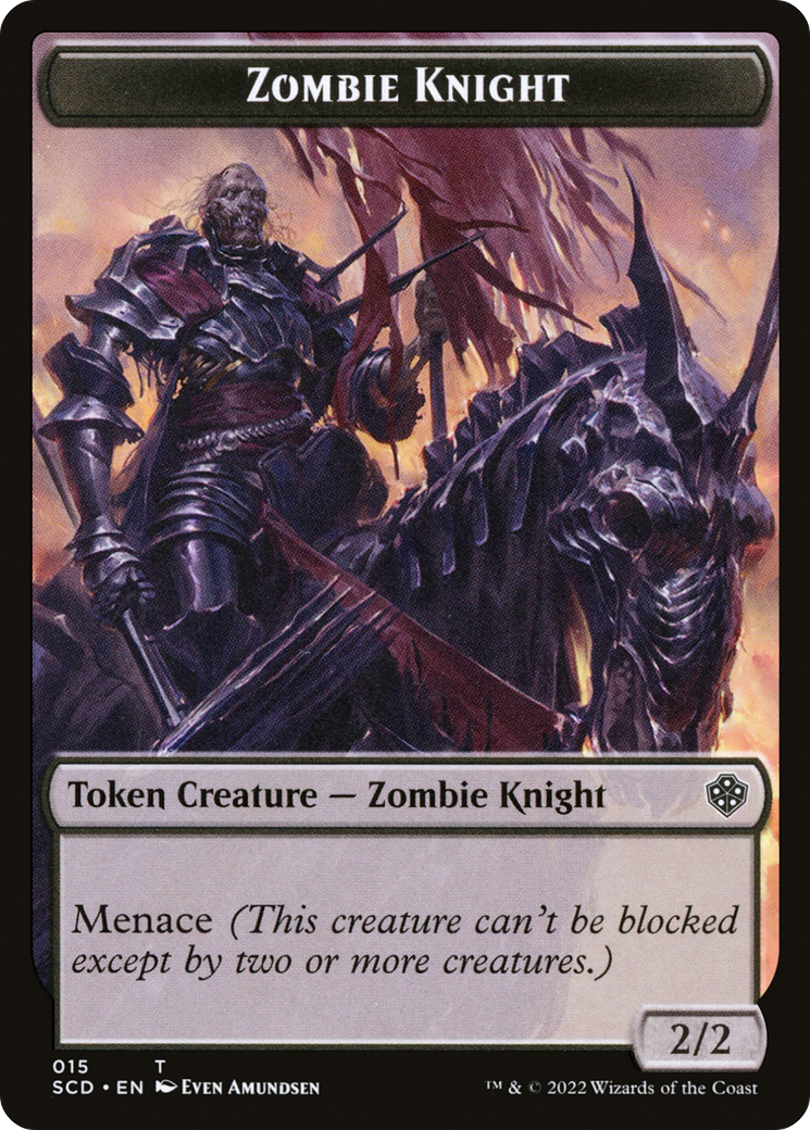 Zombie Knight (TSCD-015)  - Starter Commander Deck Tokens