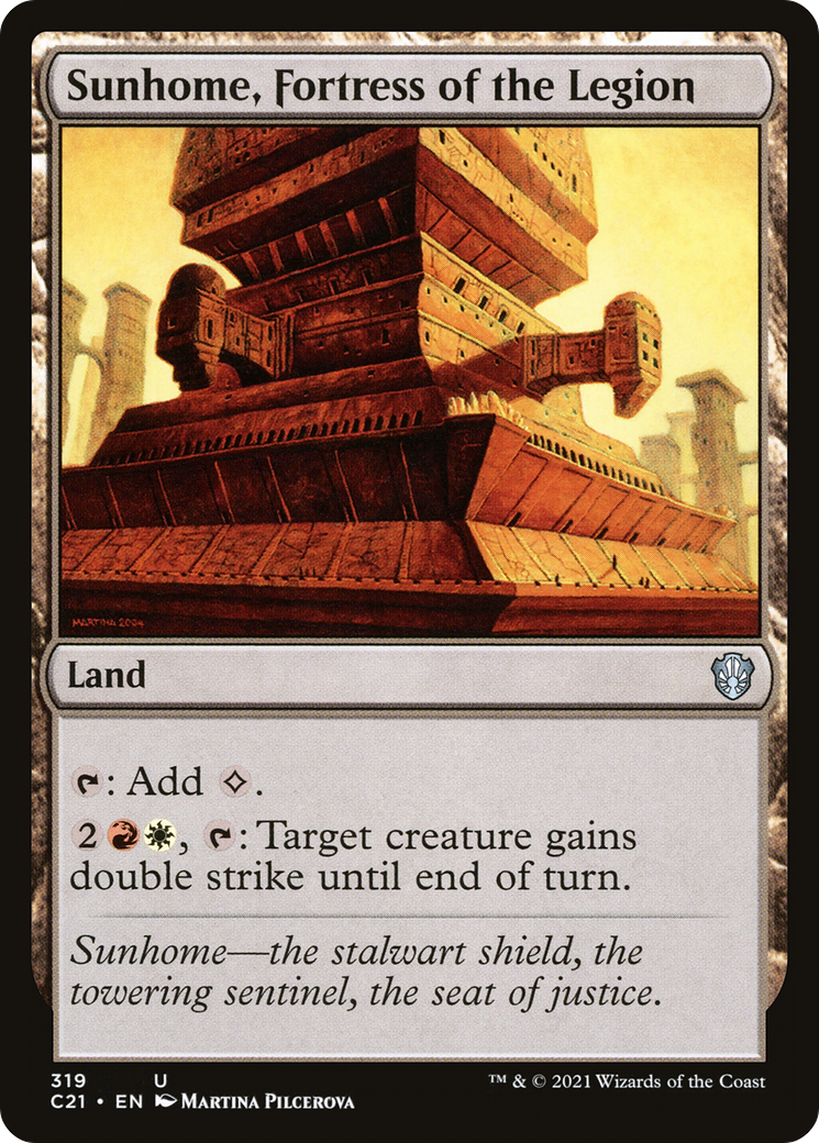 Sunhome, Fortress of the Legion (C21-319)  - Commander 2021