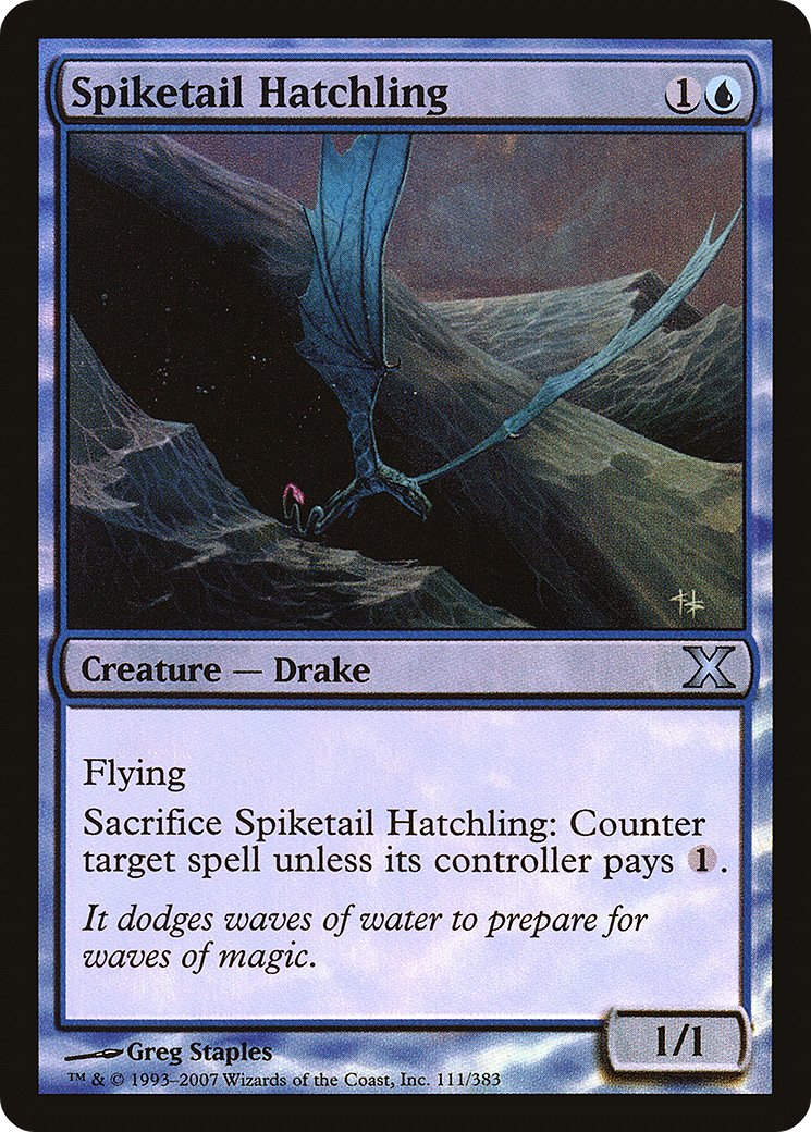 Spiketail Hatchling (10E-111★)  Foil - Tenth Edition