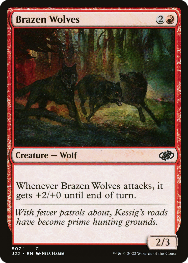 Brazen Wolves (J22-507)  - Jumpstart 2022