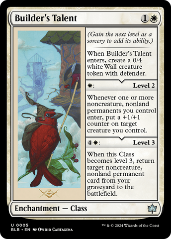 Builder's Talent (BLB-005)  - Bloomburrow
