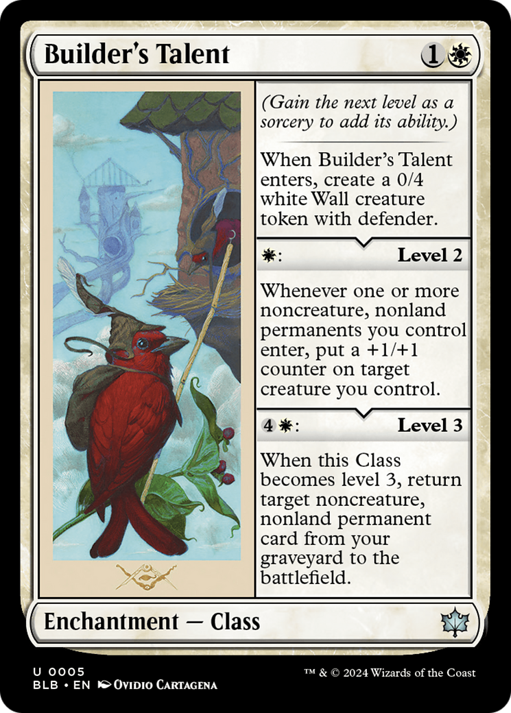 Builder's Talent (BLB-005)  - Bloomburrow