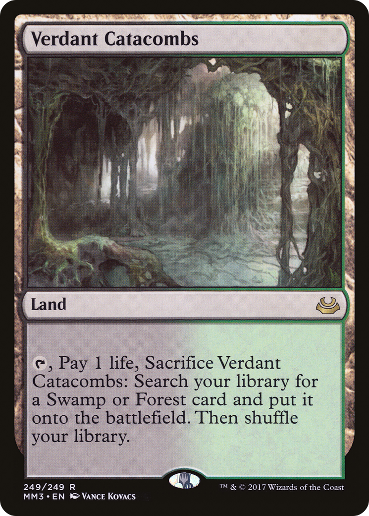 Verdant Catacombs (MM3-249)  Foil - Modern Masters 2017