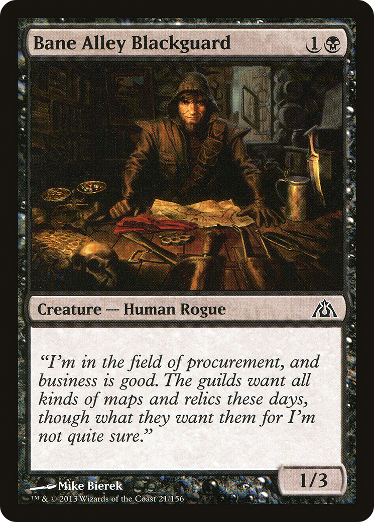 Bane Alley Blackguard (DGM-021)  Foil - Dragon's Maze