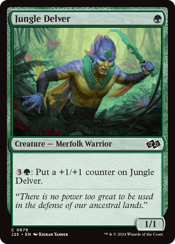 Jungle Delver (J25-678)  - Foundations Jumpstart