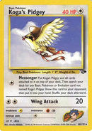 Koga's Pidgey (49) 049/132  - Unlimited Gym Challenge - Uncommon