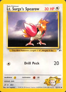 Lt. Surge's Spearow (52) 052/132  - Unlimited Gym Heroes - Uncommon
