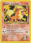 Blaine's Growlithe 062/132  - Unlimited Gym Challenge - Common