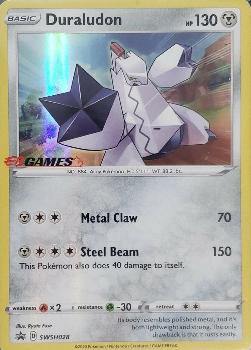 Duraludon (EB Games Exclusive) SWSH028 - Holofoil Miscellaneous Cards & Products