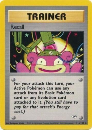 Recall 116/132  - Unlimited Gym Heroes - Uncommon