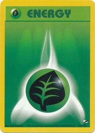Grass Energy 129/132  - Unlimited Gym Heroes - Common