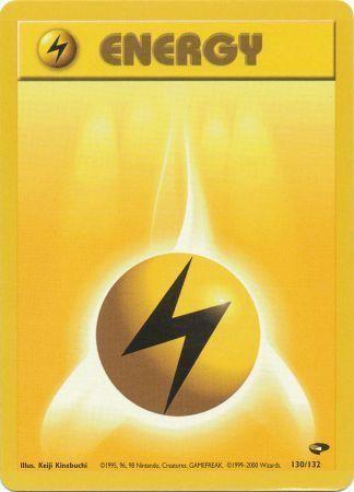 Lightning Energy 130/132  - Unlimited Gym Challenge - Common