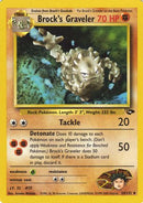 Brock's Graveler 034/132  - Unlimited Gym Challenge - Uncommon