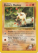Blaine's Mankey 063/132  - Unlimited Gym Challenge - Common