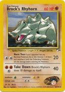 Brock's Rhyhorn (22) 022/132  - Unlimited Gym Heroes - Rare
