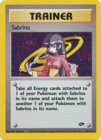 Sabrina (20) 020/132  - Unlimited Holofoil Gym Challenge - Holo Rare