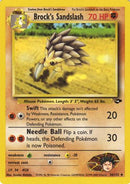 Brock's Sandslash 036/132  - Unlimited Gym Challenge - Uncommon