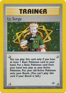 Lt. Surge (17) 017/132  - Unlimited Holofoil Gym Heroes - Holo Rare