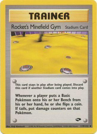Rocket's Minefield Gym 119/132  - Unlimited Gym Challenge - Uncommon