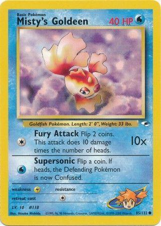 Misty's Goldeen (85) 085/132  - Unlimited Gym Heroes - Common