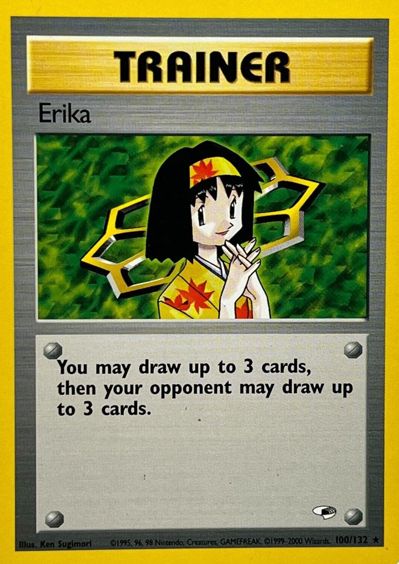 Erika (100) 100/132  - Unlimited Gym Heroes - Rare