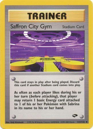 Saffron City Gym 122/132  - Unlimited Gym Challenge - Uncommon