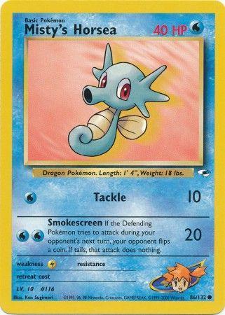 Misty's Horsea 086/132  - Unlimited Gym Heroes - Common