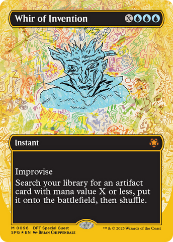 Whir of Invention (Borderless) (First-Place Foil) (SPG-096)  Foil - Special Guests