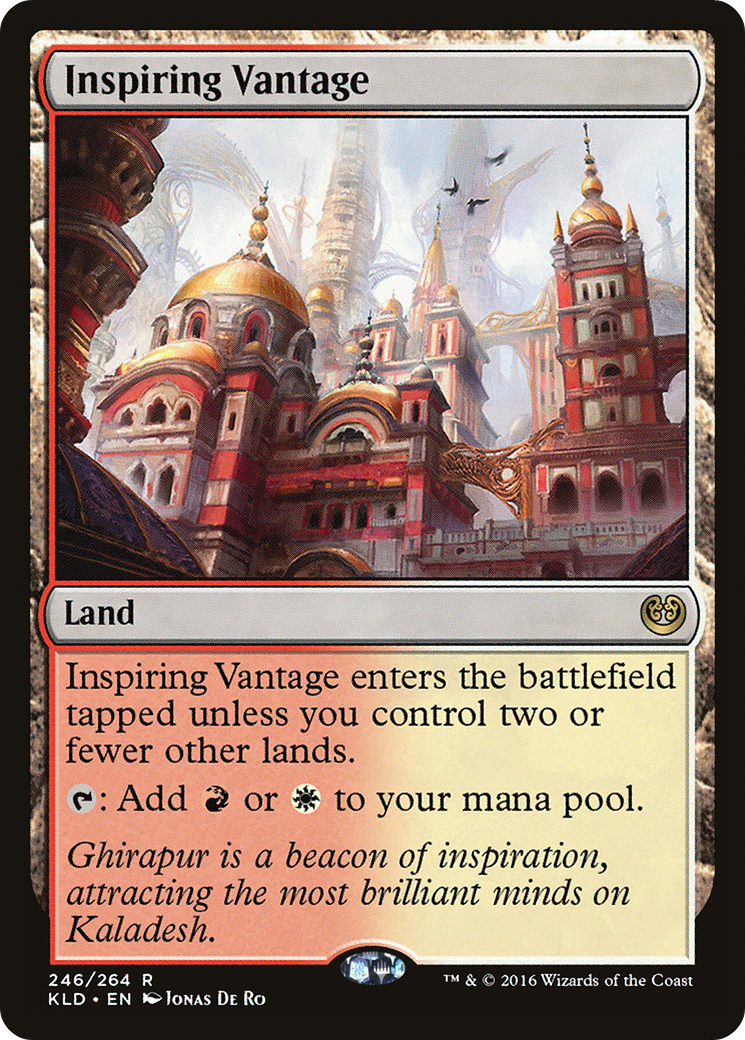 Inspiring Vantage (KLD-246)  Foil - Kaladesh