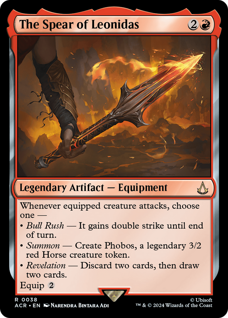 The Spear of Leonidas (ACR-038)  Foil - Assassin's Creed