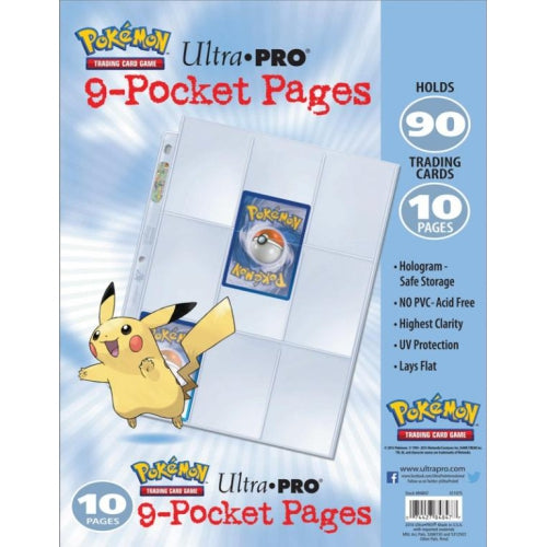 Ultra Pro9 Pocket Page Pack (10 Pages)