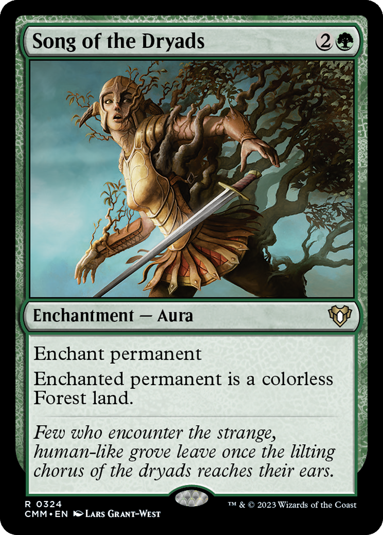 Song of the Dryads (CMM-324)  - Commander Masters