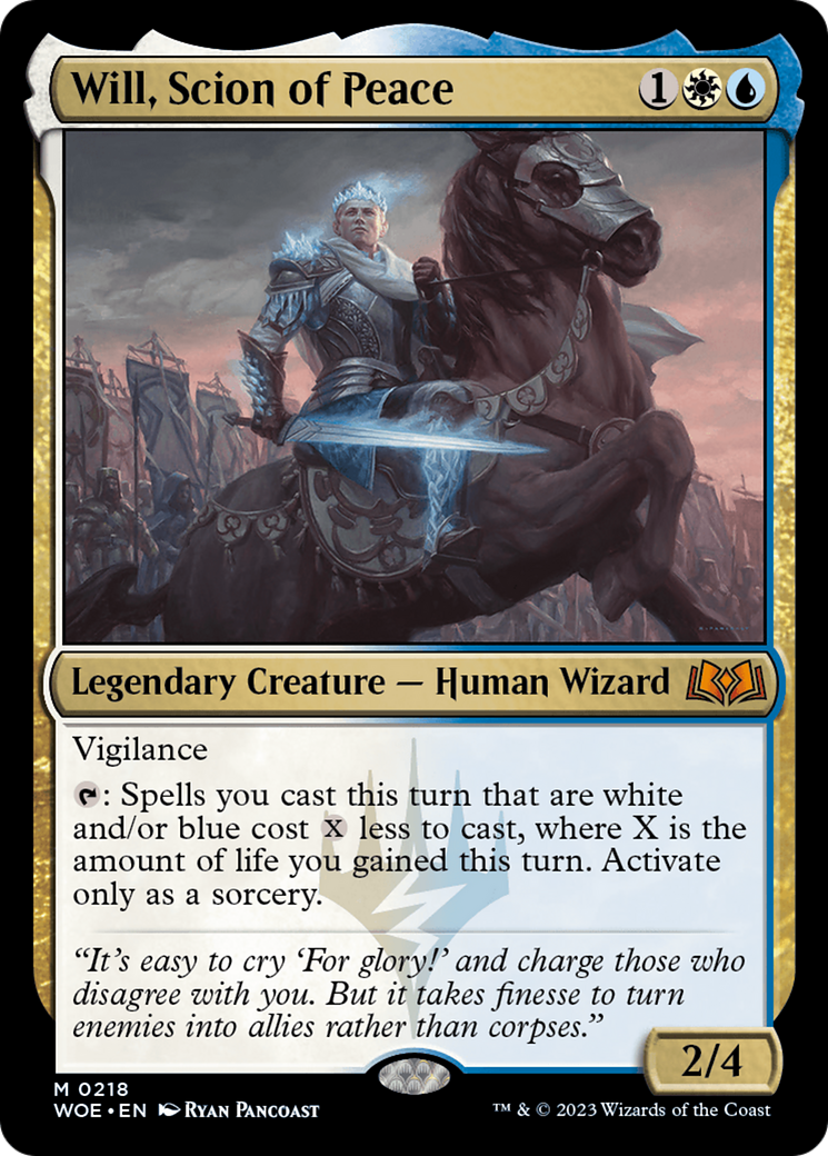 Will, Scion of Peace (WOE-218)  Foil - Wilds of Eldraine