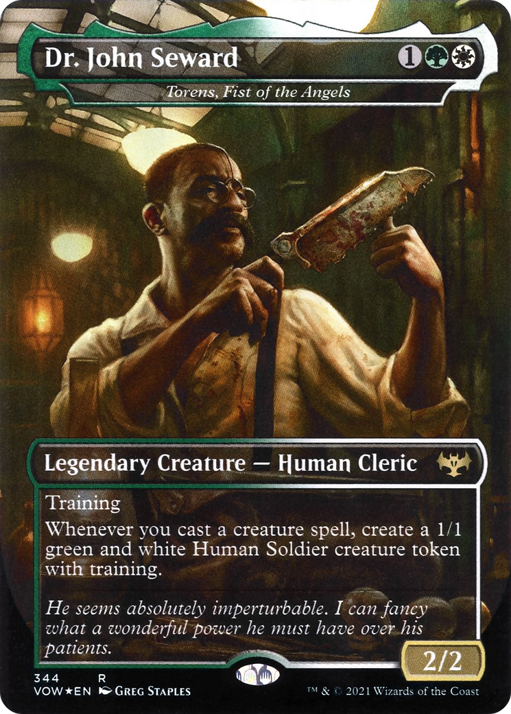 Dr. John Seward - Torens, Fist of the Angels (VOW-344)  - Innistrad: Crimson Vow / Dr. John Seward (Borderless)