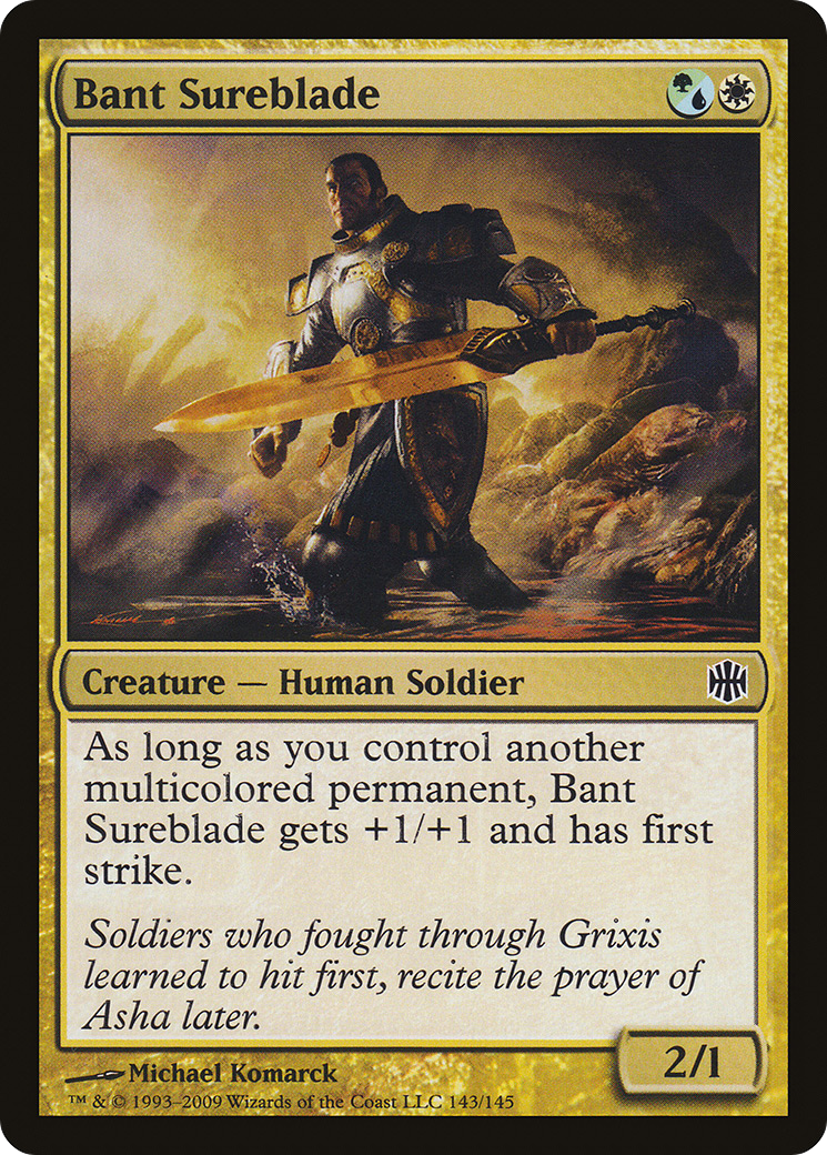 Bant Sureblade (ARB-143)  Foil - Alara Reborn