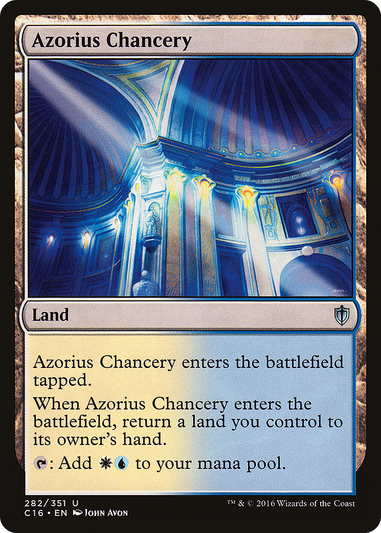 Azorius Chancery (C16-282)  - Commander 2016