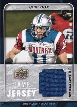 2015 Upper Deck CFL Game Jersey
