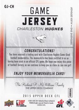 2015 Upper Deck CFL Game Jersey
