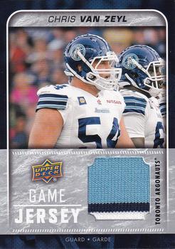 2015 Upper Deck CFL Game Jersey