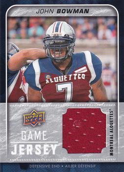 2015 Upper Deck CFL Game Jersey