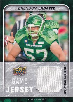 2015 Upper Deck CFL Game Jersey