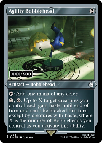 Agility Bobblehead (Serial Numbered) (PIP-1062) - Fallout Foil