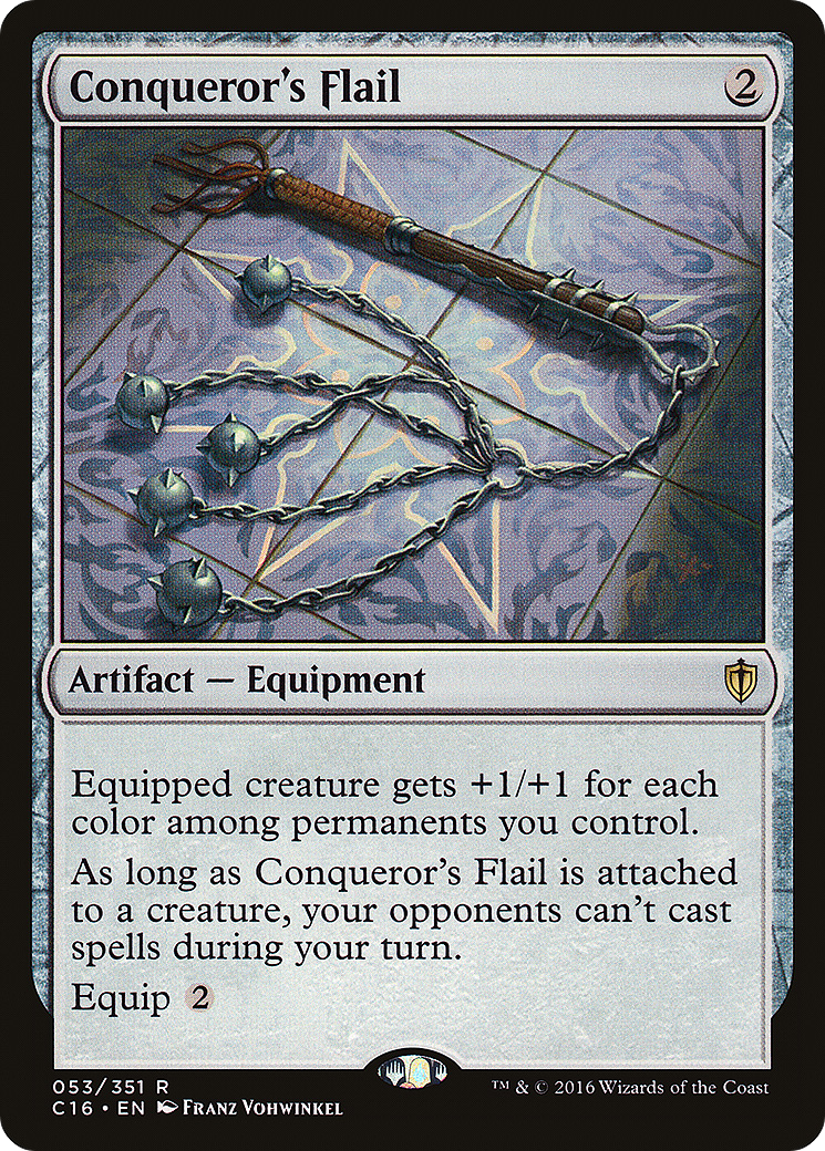 Conqueror's Flail (C16-053)  - Commander 2016